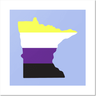 Minnesota Non-Binary Pride Posters and Art